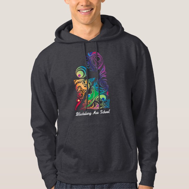 Blacksburg New School Art Logo Hoodie (Vorderseite)
