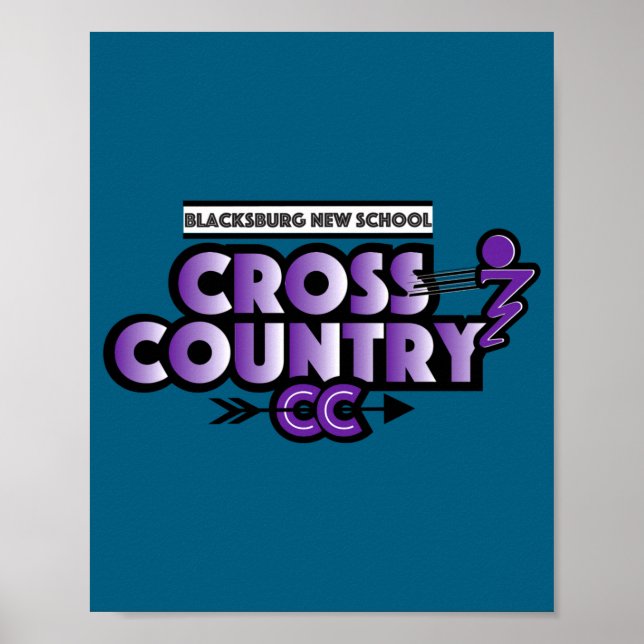 Blacksburg New School Cc Running Club Long Sleeve  Poster (Vorne)