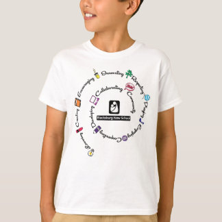 Blacksburg New School Colour Spirale T - Shirt - J