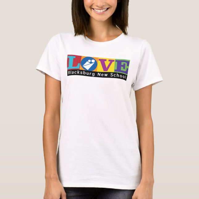 Blacksburg New School Merch Adult T - Shirt (Vorderseite)