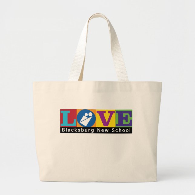 Blacksburg New School Merch Tasche (Vorne)