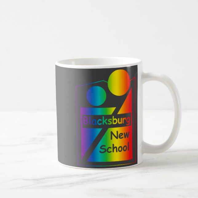 Blacksburg New School Retro Design _1  Kaffeetasse (Rechts)