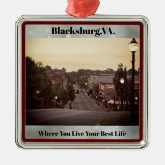 Blacksburg, VA.Weihnachtsschmuck Ornament Aus Metall