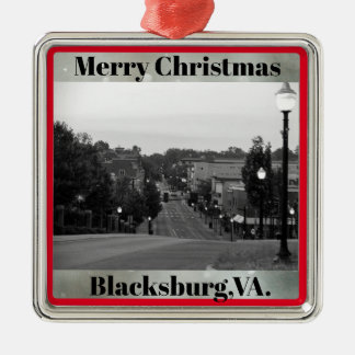 Blacksburg, VA.Weihnachtsschmuck Ornament Aus Metall