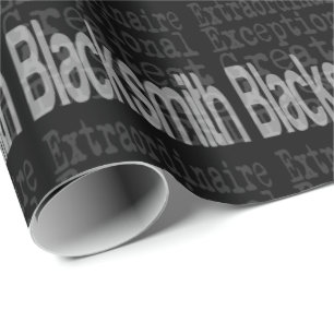 Blacksmith Extraordinaire Wrapping Paper Geschenkpapier