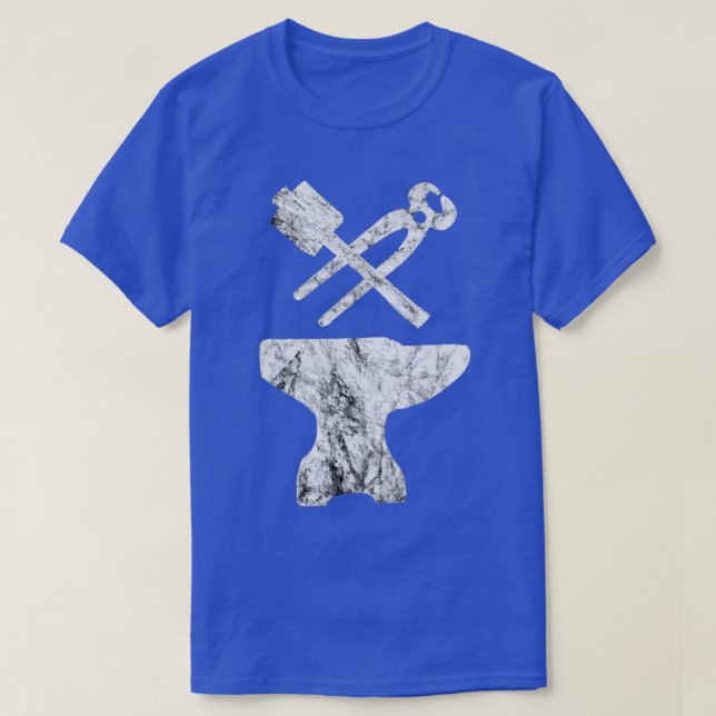 Blacksmith Hammer Sl Forge Bladesmith Tongs T T-Shirt (Design vorne)