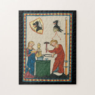 Blacksmith Schmiede Helmet Mittelalterliche Kunst