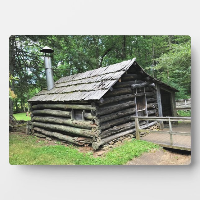 Blacksmith Shop in Mabry Mill, Virginia Fotoplatte (Vorderseite)