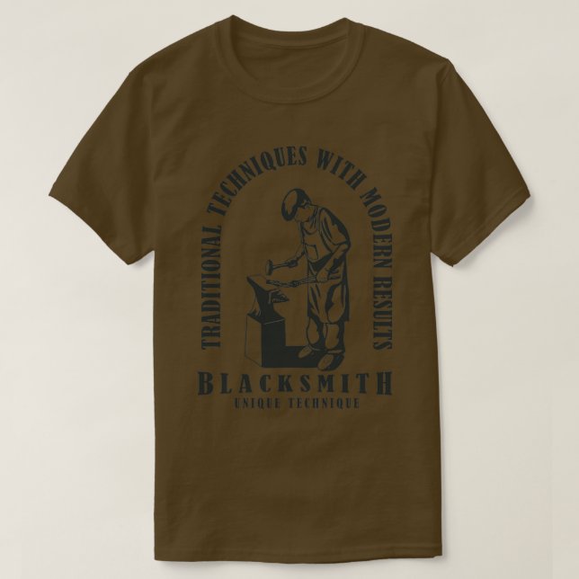 Blacksmith Unique T T-Shirt (Design vorne)