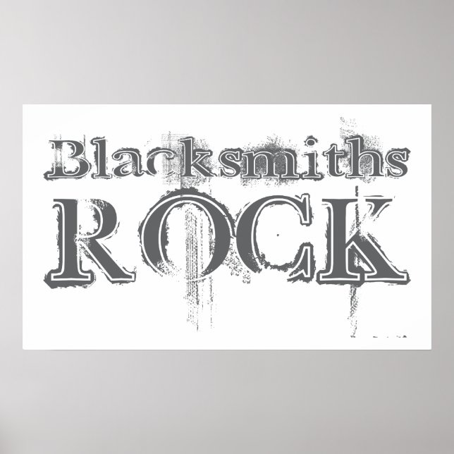 Blacksmiths Rock Poster (Vorne)
