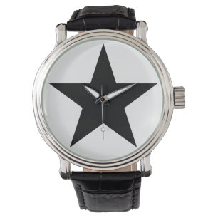 Blackstar - Leder B (Männer - Frauen) Armbanduhr