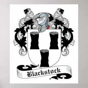 Blackstock-Familienwappen Poster