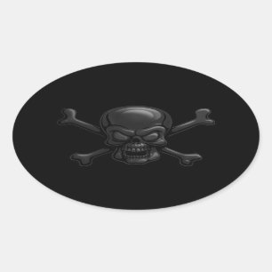 Blackstone Ovaler Aufkleber