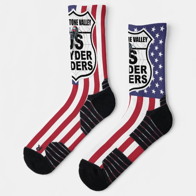 Blackstone Valley Kapitel - Socken Logo US Flagge (Links)