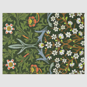 Blackthorn, berühmtes William Morris-Muster, Seidenpapier