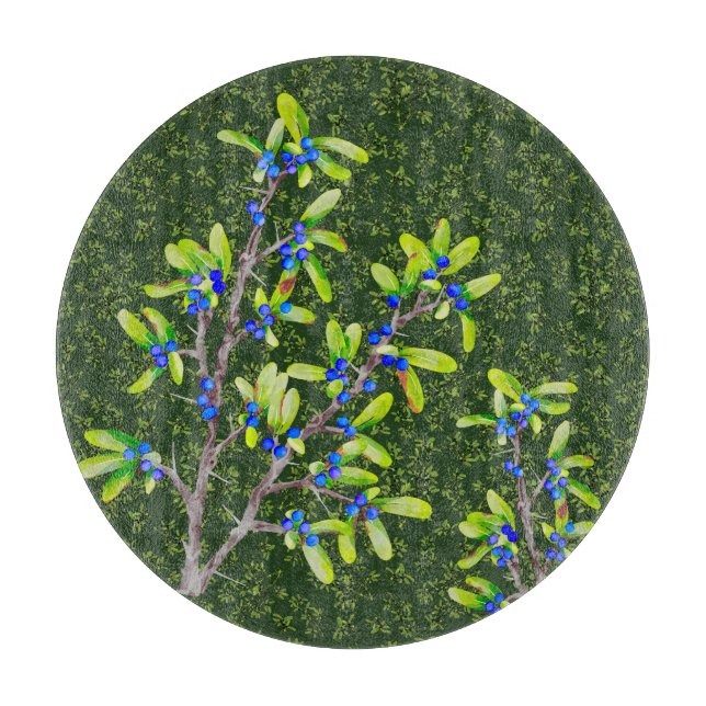 BlackthOrn dunkelgrün Schneidebrett (Vorderseite)