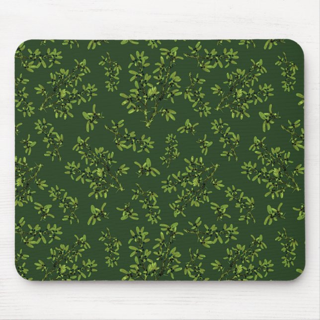 Blackthorn Muster Deep Green Mousepad (Vorne)