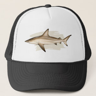 Blacktip Haifisch-Fernlastfahrer-Hut Truckerkappe