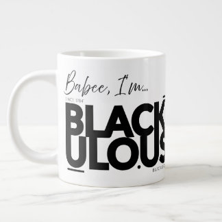BLACKULO.US™ "Babee I'm.." - Gründer Flex 🔥 Jumbo-Tasse