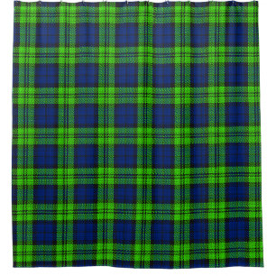 Blackwatch Kariert Tartan Duschvorhang