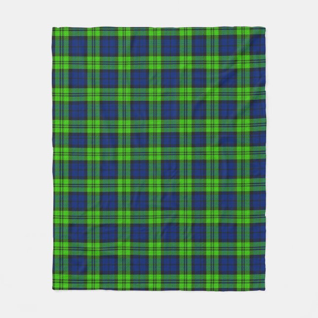 Blackwatch Kariert Tartan Fleecedecke (Vorderseite)