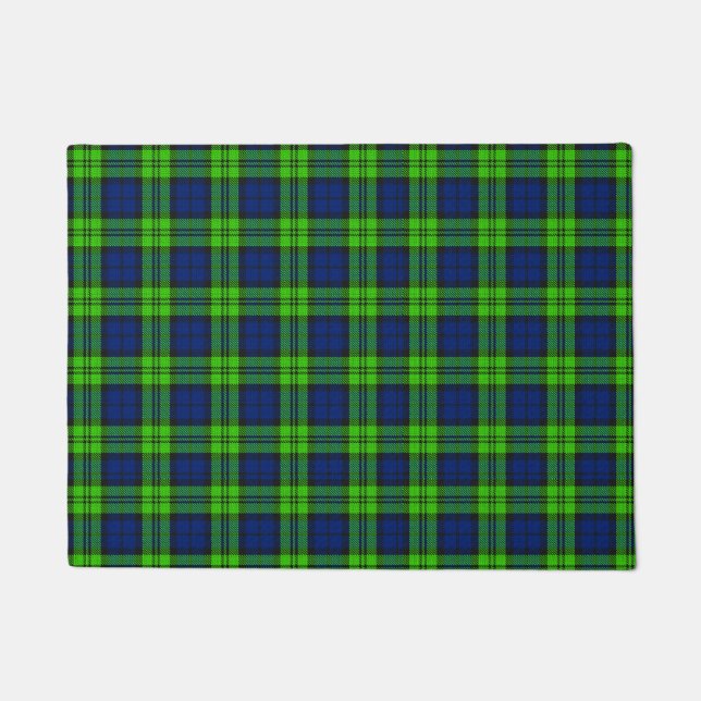 Blackwatch Kariert Tartan Fußmatte (Vorderseite)