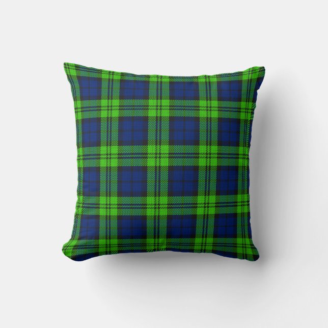 Blackwatch Kariert Tartan Kissen (Vorderseite)