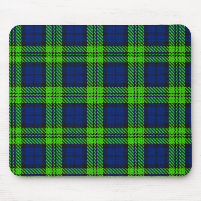 Blackwatch Kariert Tartan Mousepad (Vorne)
