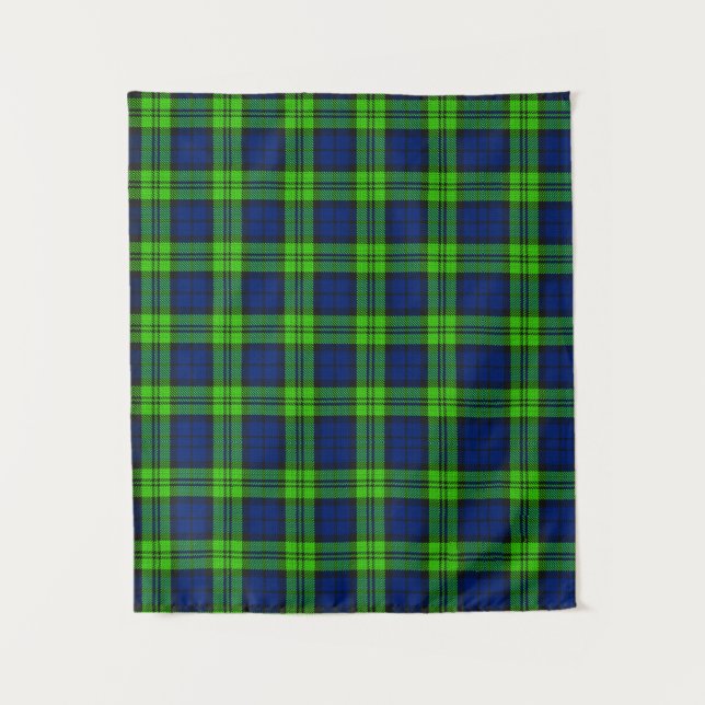Blackwatch Kariert Tartan Wandteppich (Vorderseite)