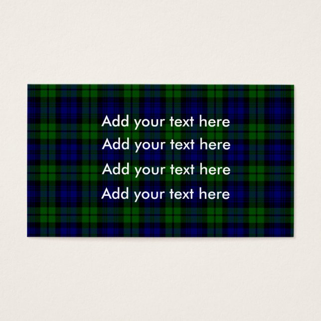 Blackwatch Tartan Campbell Clan (Vorderseite)
