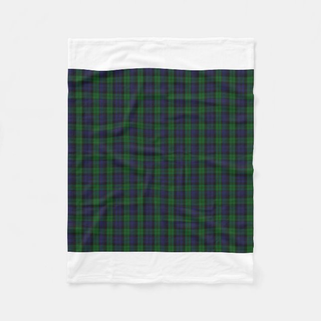 Blackwatch Tartan Fleecedecke (Vorderseite)