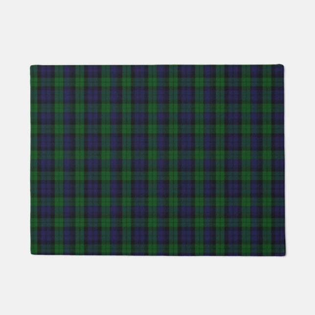 Blackwatch Tartan Fußmatte (Vorderseite)