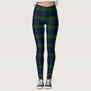 Blackwatch Tartan Kariert Leggings