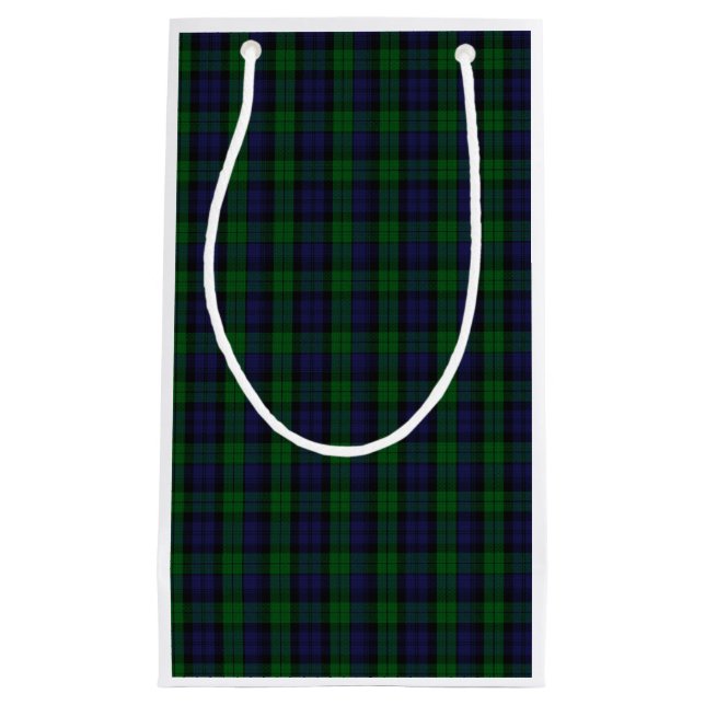 Blackwatch Tartan Kleine Geschenktüte (Vorderseite)