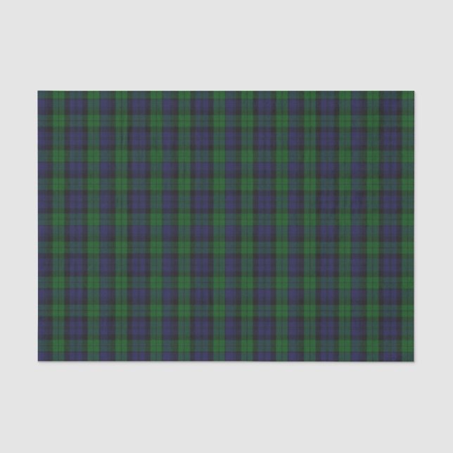 Blackwatch Tartan Seidenpapier (Vorderseite)