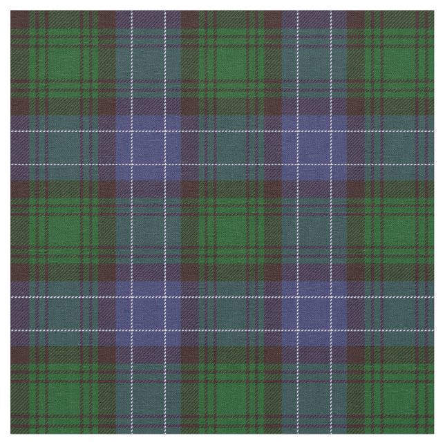 Blackwatch Tartan Stoff (Nahaufnahme)