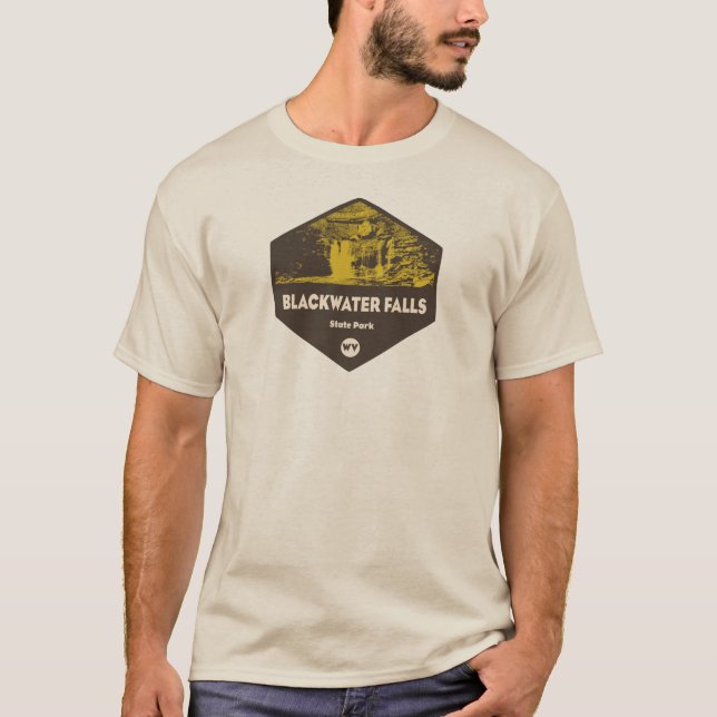 Blackwater Falls Staat Park West Virginia T-Shirt (Vorderseite)