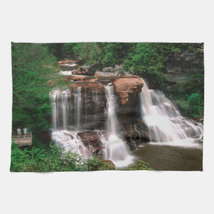 Blackwater Falls, West Virginia, landschaftlich, Handtuch