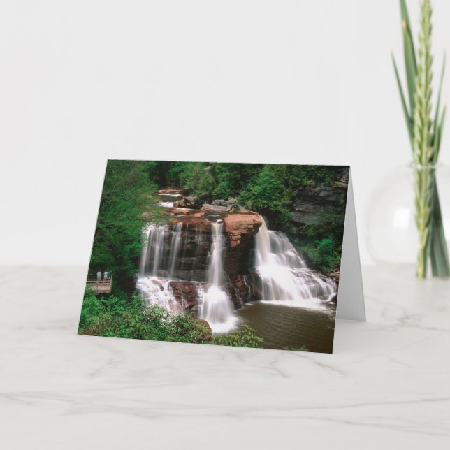 Blackwater Falls, West Virginia, landschaftlich, Karte (Vorderseite)