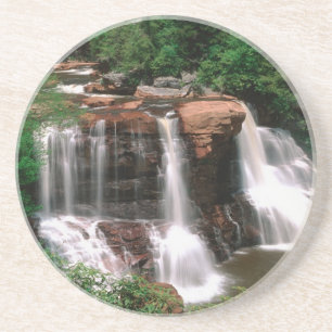 Blackwater Falls, West Virginia, landschaftlich re Sandstein Untersetzer