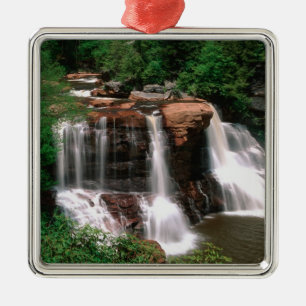 Blackwater Falls, West Virginia, landschaftlich sc Ornament Aus Metall