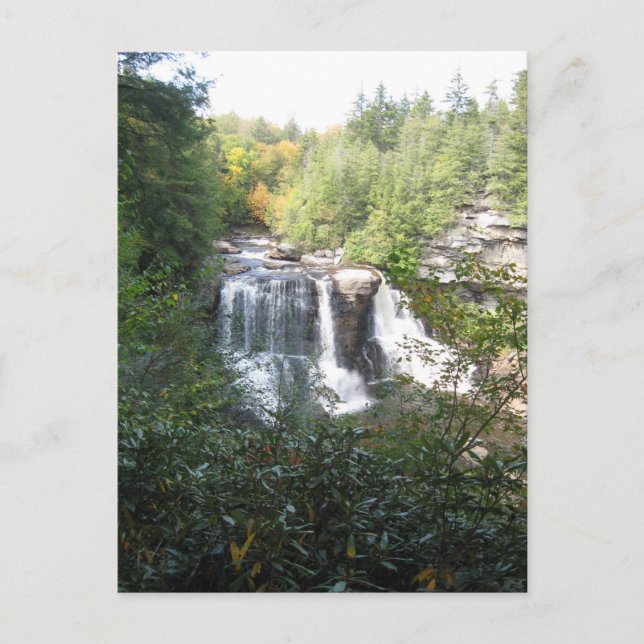 Blackwater Falls, West Virginia Postkarte (Vorderseite)