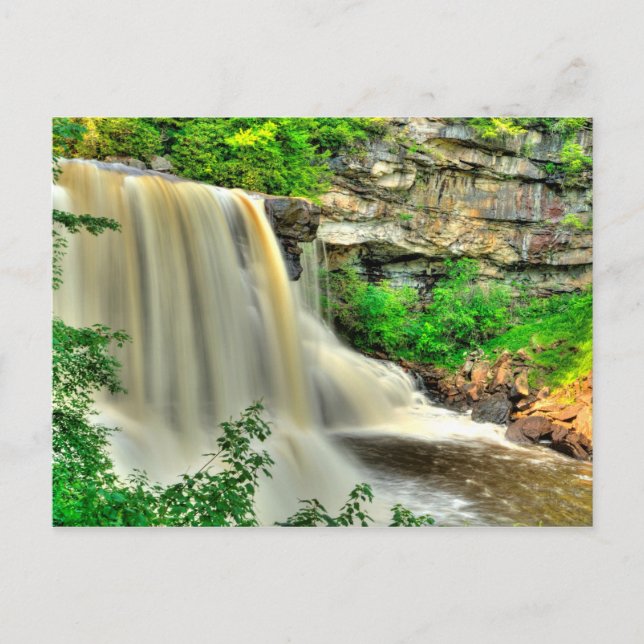 Blackwater Falls, West Virginia Postkarte (Vorderseite)