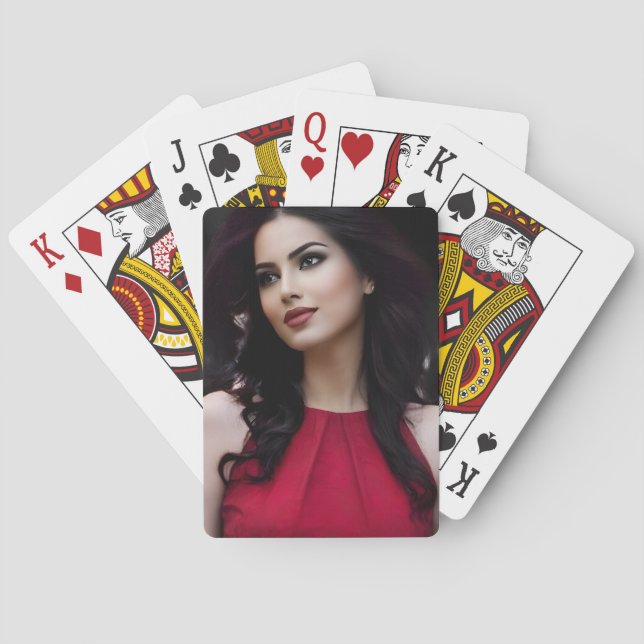 BlackWhiteRed playing cards Spielkarten (Rückseite)