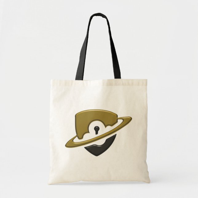 Blackwoodlogo-Tasche - Schwarzes/Gold Tragetasche (Vorne)