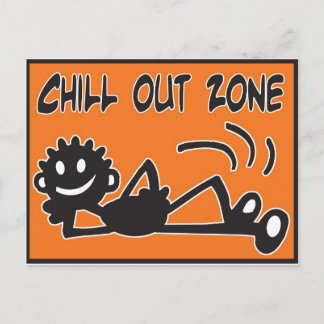 Blacky Chill Out Postkarte