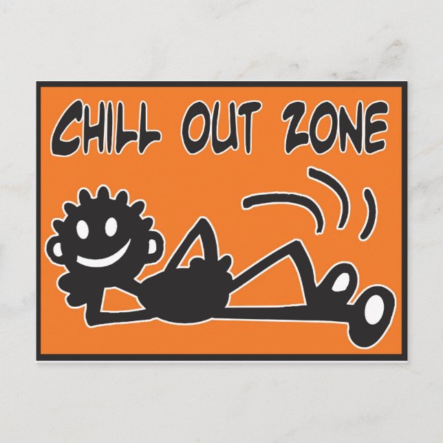 Blacky Chill Out Postkarte (Vorderseite)