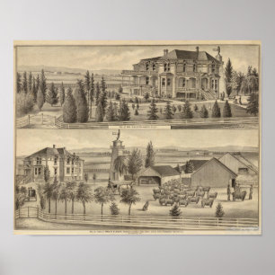 Blacow Wohnsitz, Bauernhof Poster