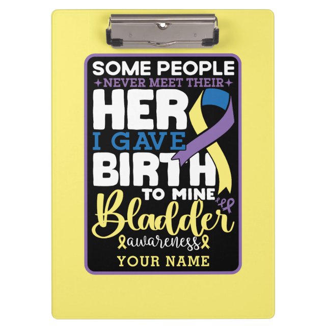 Bladder warrior Some People Never Meet Their Hero Klemmbrett (Vorderseite)