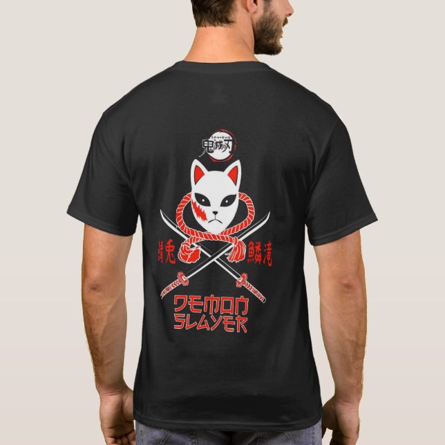 Blade of the Demon Hunter Tee – Dark Fantasy Style (Rückseite)